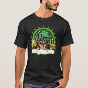 Cute Lucky Rainbow Chihuahua Shamrock St Patrick's T-Shirt