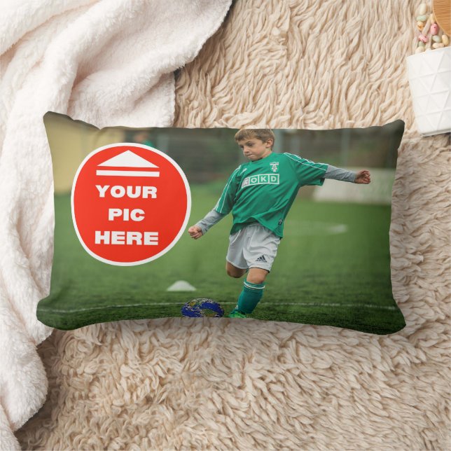 Cute! Lumbar Pillow - Personalised - 13" x 21" (Blanket)