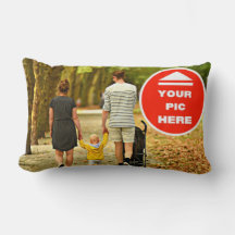 Cute! Lumbar Pillow - Personalised - 13" x 21"