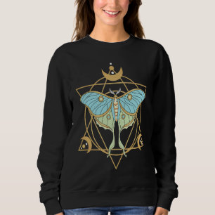 Cute Luna Moth Beautiful Butterfly Insect Themed Sweatshirt