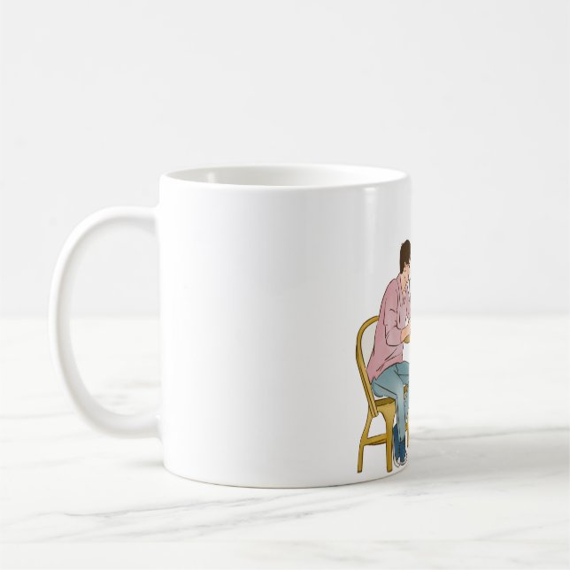 Cute Luxury Romantic Couple Mug (Left)