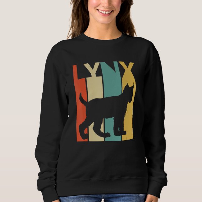 Cute Lynx cat Animal Sweatshirt (Front)