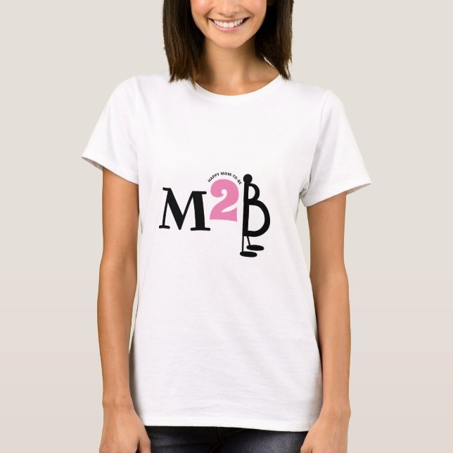 Cute M2B Mum To Be T-Shirt (Front)