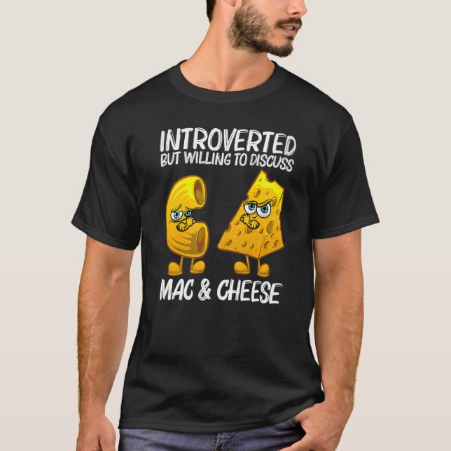 Cute Mac & Cheese For Men Women Macaroni Cheese T-Shirt (Front)