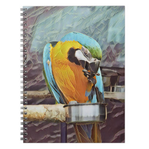 CUTE MACAW NOTEBOOK