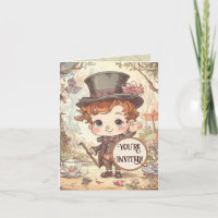 Cute Mad Hatter Whimsical Wonderland Woodland Art