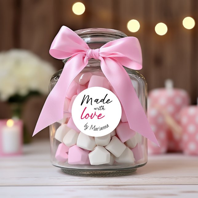 Cute Made with love sticker (Creator Uploaded)