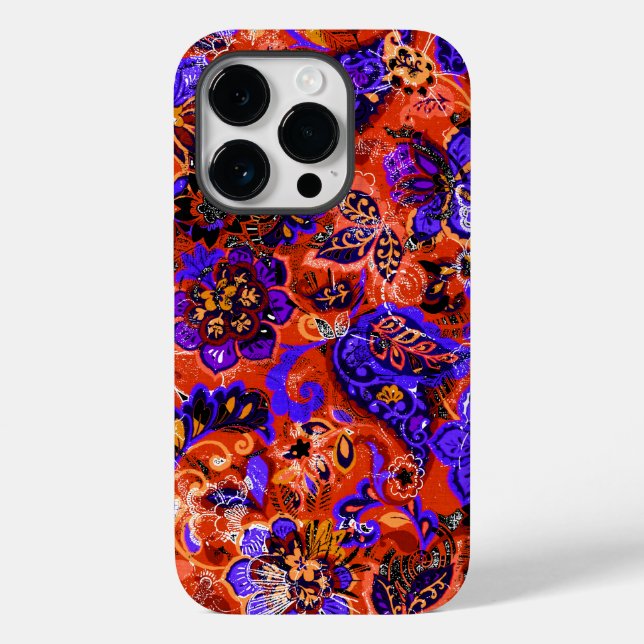 Cute magic floral pattern Case-Mate iPhone case (Back)