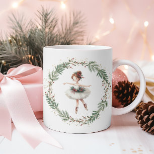 Cute Magical Christmas Ballerina Coffee Mug