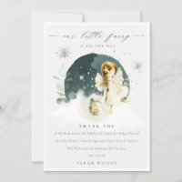Cute Magical Enchanted Fairy On Way Baby Shower