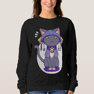 Cute Magical Kitty Unleash Your Fantasy Power with Sweatshirt