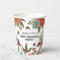 Cute Magical Ladybug Girls Birthday Party