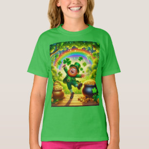 Cute, magical Leprechaun Saint Patrick's Day T-Shirt