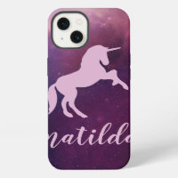 cute magical purple unicorn