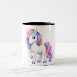 Cute Magical Rainbow Unicorn Coffee Mug