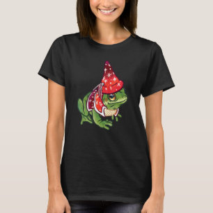 Cute Magical Red Robed Frog Wizard T-Shirt