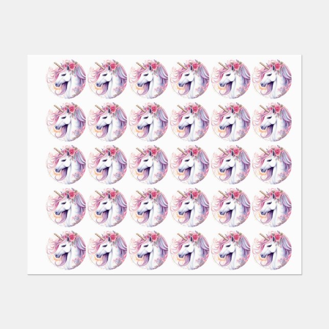 Cute Magical Unicorn (Sheet)