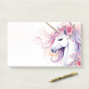 Cute Magical Unicorn Post-it Notes