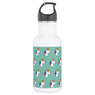 Cute Magical Unicorn with Colourful Hair 532 Ml Water Bottle