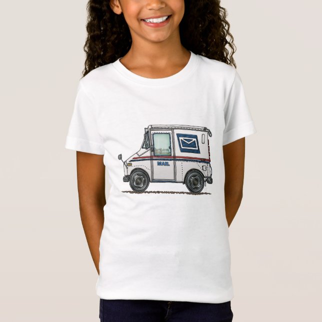 Cute Mail Truck T-Shirt (Front)