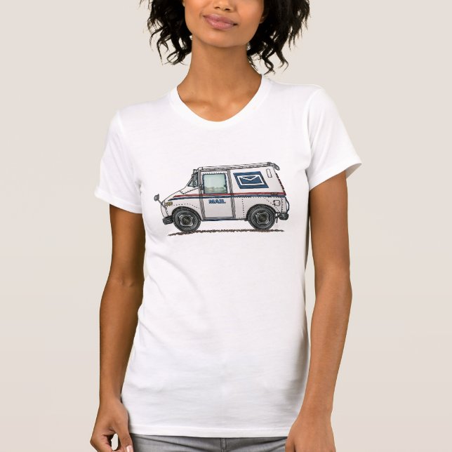 Cute Mail Truck T-Shirt (Front)