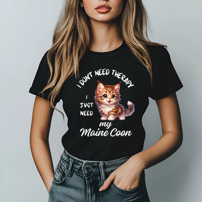 Cute Maine Coon Lover T-Shirt (Creator Uploaded)