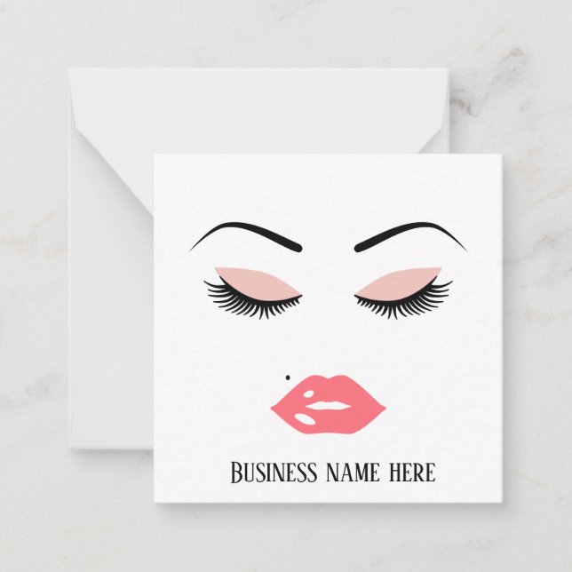 cute makeup artist any purpose card (Front)