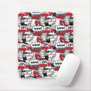 Cute Makeup Girl – kawaii Beauty and Glam Fashion Mouse Pad