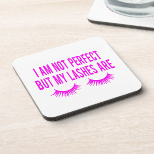 Cute Makeup Im not perfect but my lashes are Coaster