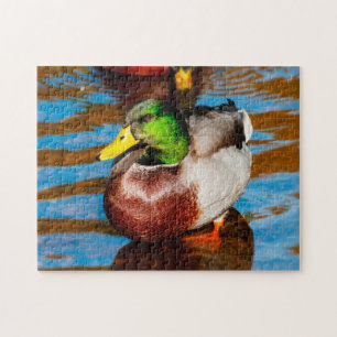 Cute Mallard Duck Jigsaw puzzle