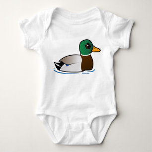 Cute Mallard Male Baby Bodysuit