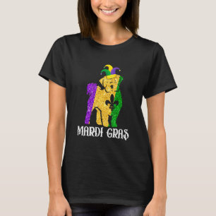 Cute Maltese Dog Lover Mardi Gras Party Jester Mas T-Shirt