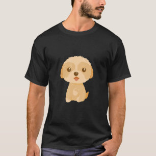 Cute Maltipoo Dog  Dog Owner Puppy Pet Maltese Poo T-Shirt