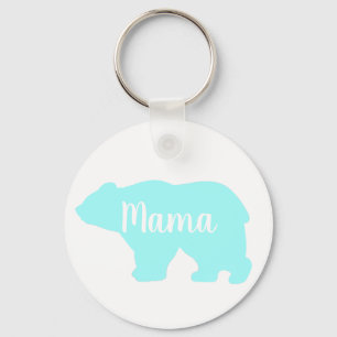 Cute Mama bear design mothers day gift Key Ring