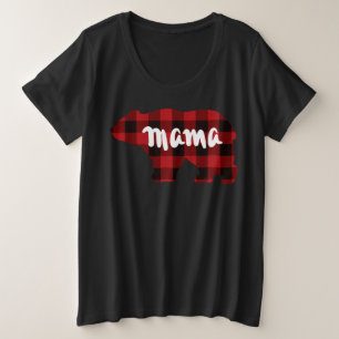 Cute Mama bear design mothers day gift Plus Size T-Shirt