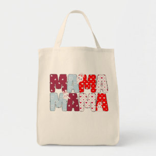 Cute "MAMA" Bunny Tote Bag – Perfect Gift for Moms