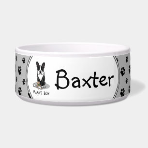 Cute Mama's Boy Boston Terrier (black)
