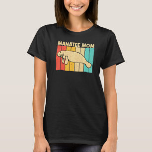 Cute Manatee For Mum Women Sea Cow Dugong Manatee T-Shirt