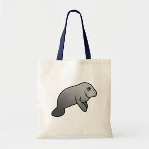 Cute Manatee Tote Bag