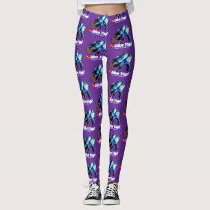 Cute mandarin fish couple leggings