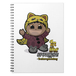 Cute manga cartoon notebook