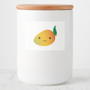 Cute Mango Food Label