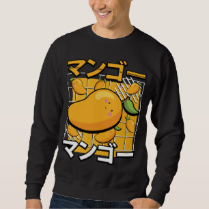 Cute Mango Fruit Kawaii Japanese Retro Anime Sweatshirt
