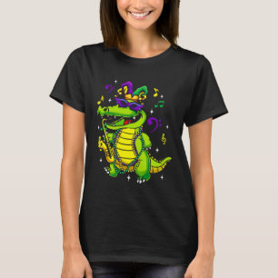 Cute Mardi Gras Alligator for Kids or Adults T-Shirt