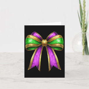 Cute Mardi Gras Jester Outfit Teens Girls Women Ma Card