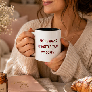 Cute Marriage Humour  Two-Tone Coffee Mug