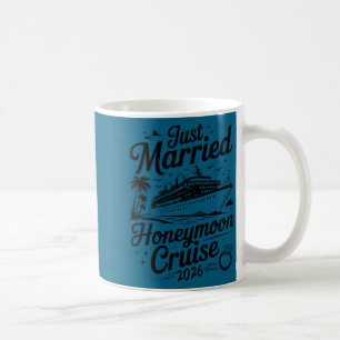 Cute married honeymoon cruise 2026 newlyweds coffee mug