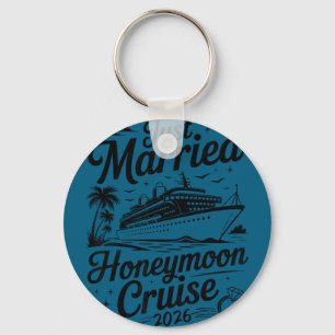Cute married honeymoon cruise 2026 newlyweds key ring