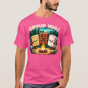 Cute Marshmallow Camping T-Shirt