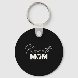 Cute Martial Arts Mother's Day Karate Mum  Key Ring